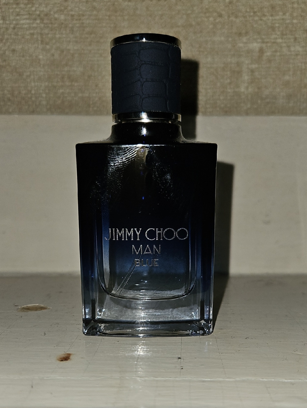 Jimmy Choo Man Blue Bottle in Dark Blue and Black